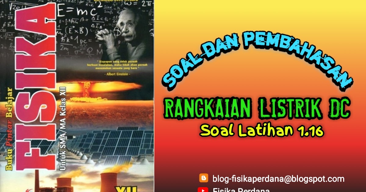 Soal Latihan 1.16 Menghitung Biaya Rekening Listrik - Fisika PERDANA