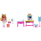 Enchantimals Carlin Cat City Tails, Main Street Playsets Feel Fine Doctor's Office Figure