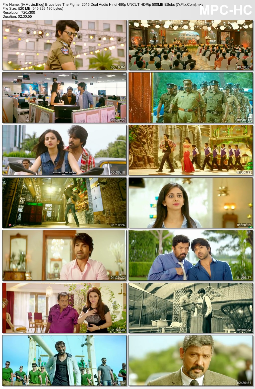 Bruce Lee The Fighter 2015 Dual Audio Hindi 480p UNCUT HDRip x264 500MB ESubs