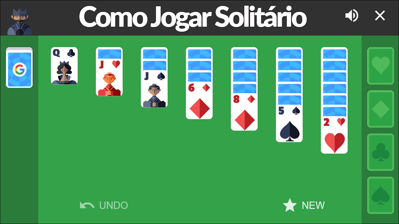 Como jogar solitário no Google? - EuJogador