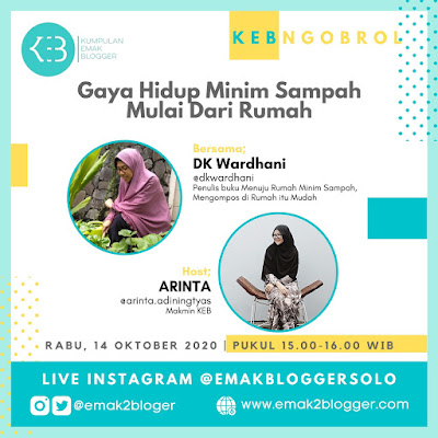 Emak Blogger Solo Ngobrol Soal Sampah #KEBNgobrol soal sampah