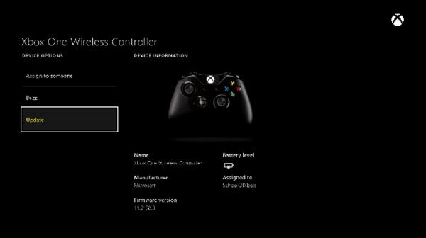 Actualizar el controlador de Xbox