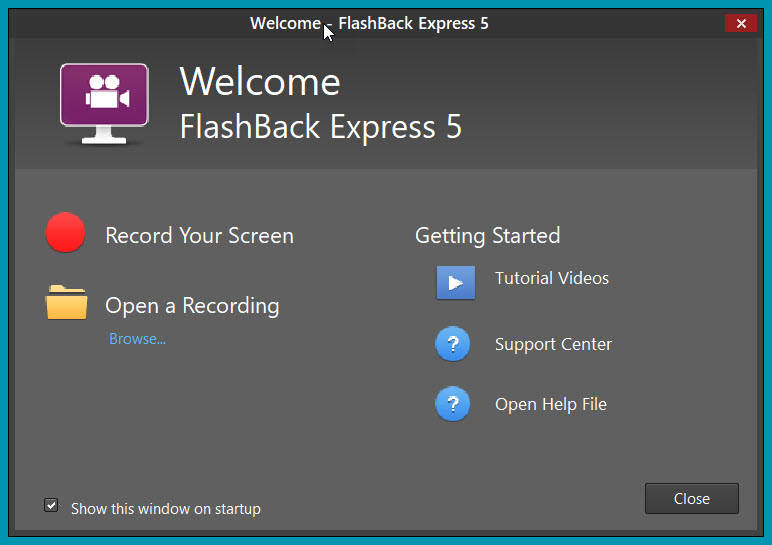 flashback express 5 recorder