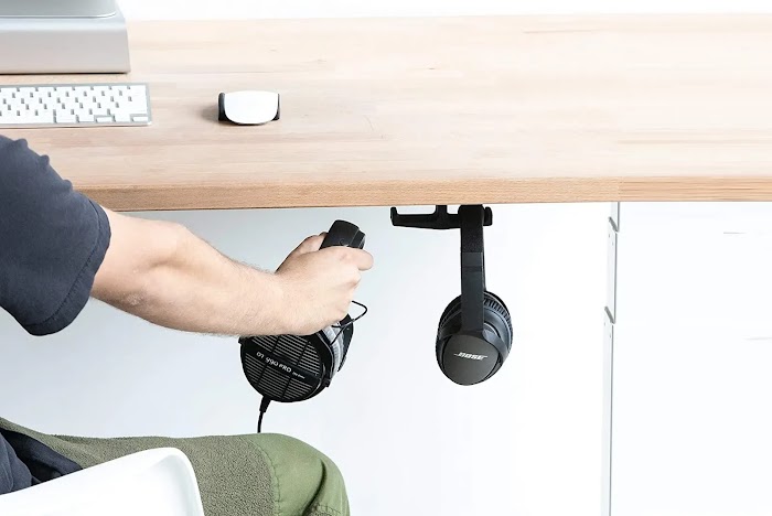 Under-Desk Headphone Stand Mount review