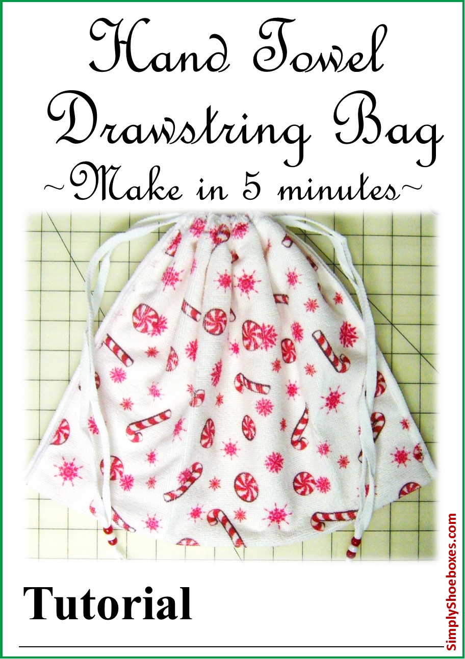 Easy Peasy Drawstring Backpack {free sewing tutorial}