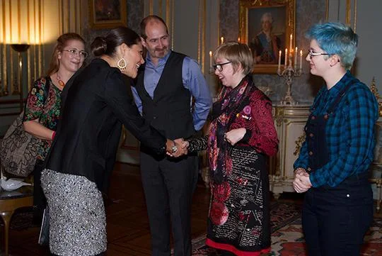 Crown Princess Victoria received Felicia Kostenius