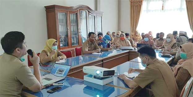 Inspektorat Padang Pariaman rapat evaluasi dan target tahun 2021