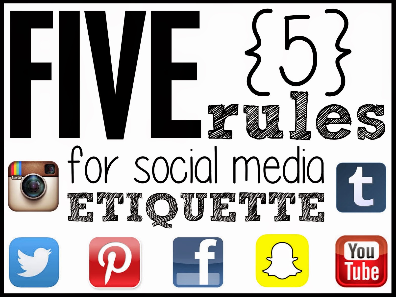 Square Pegs Five Rules for Social Media Etiquette