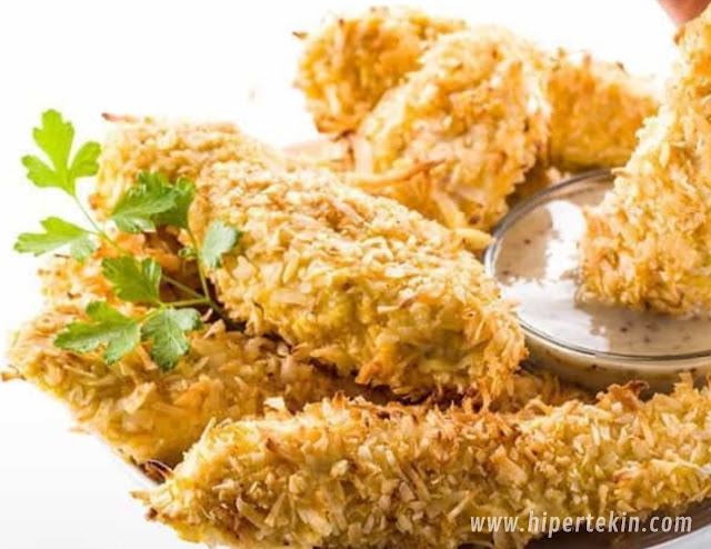 EASY BAKED COCONUT CHICKEN TENDERS RECIPE