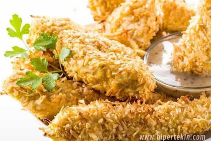 EASY BAKED COCONUT CHICKEN TENDERS RECIPE