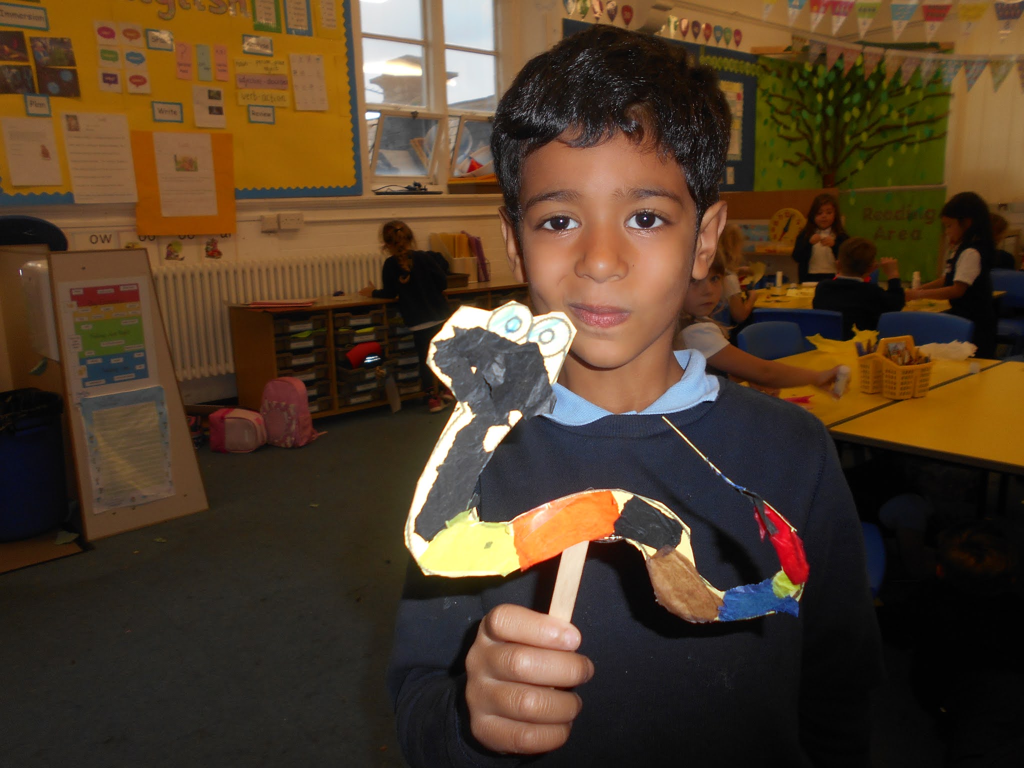 BeightonSchoolSheffield Monkey Puzzle Puppets