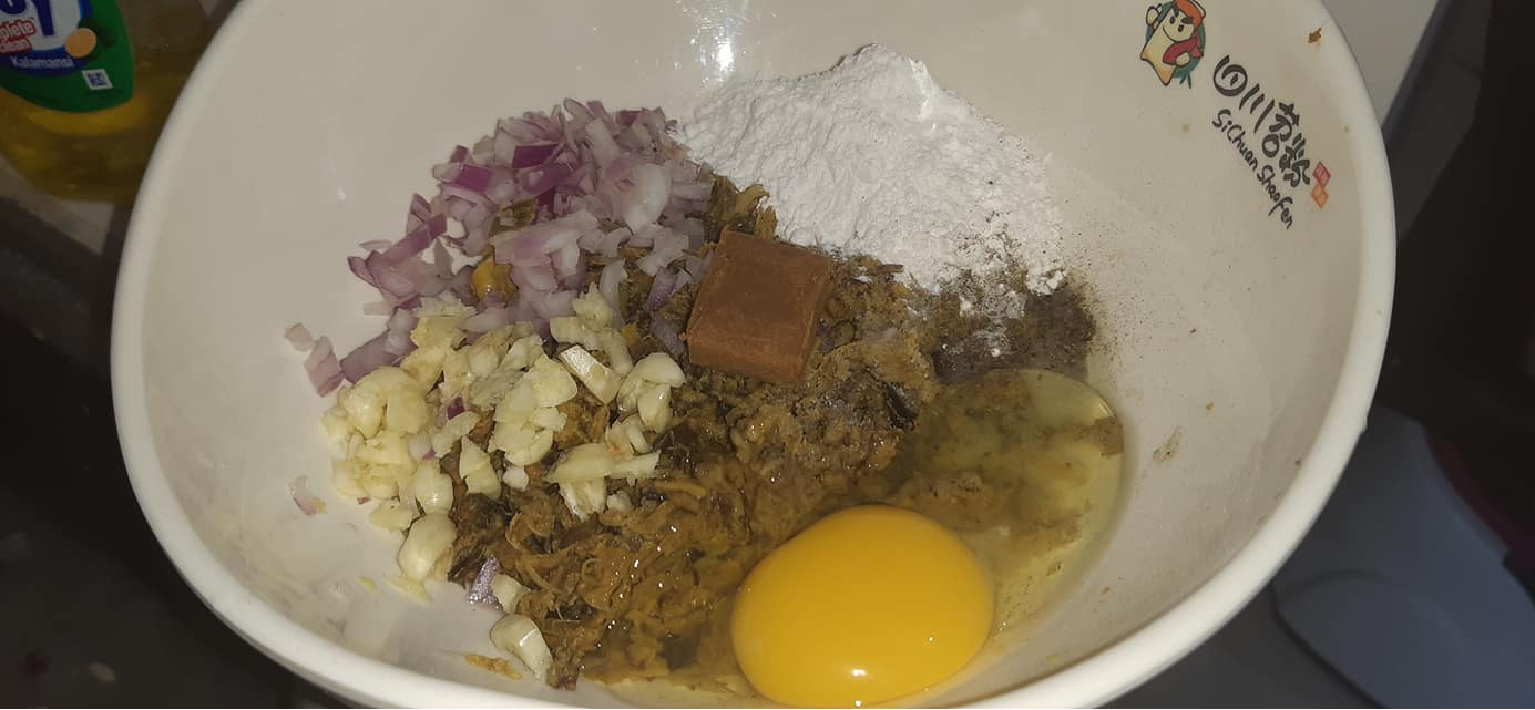 How to make Burger Patty made of Banana Peel Where In Bacolod