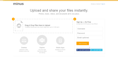 Servicio para compartir archivos menos
