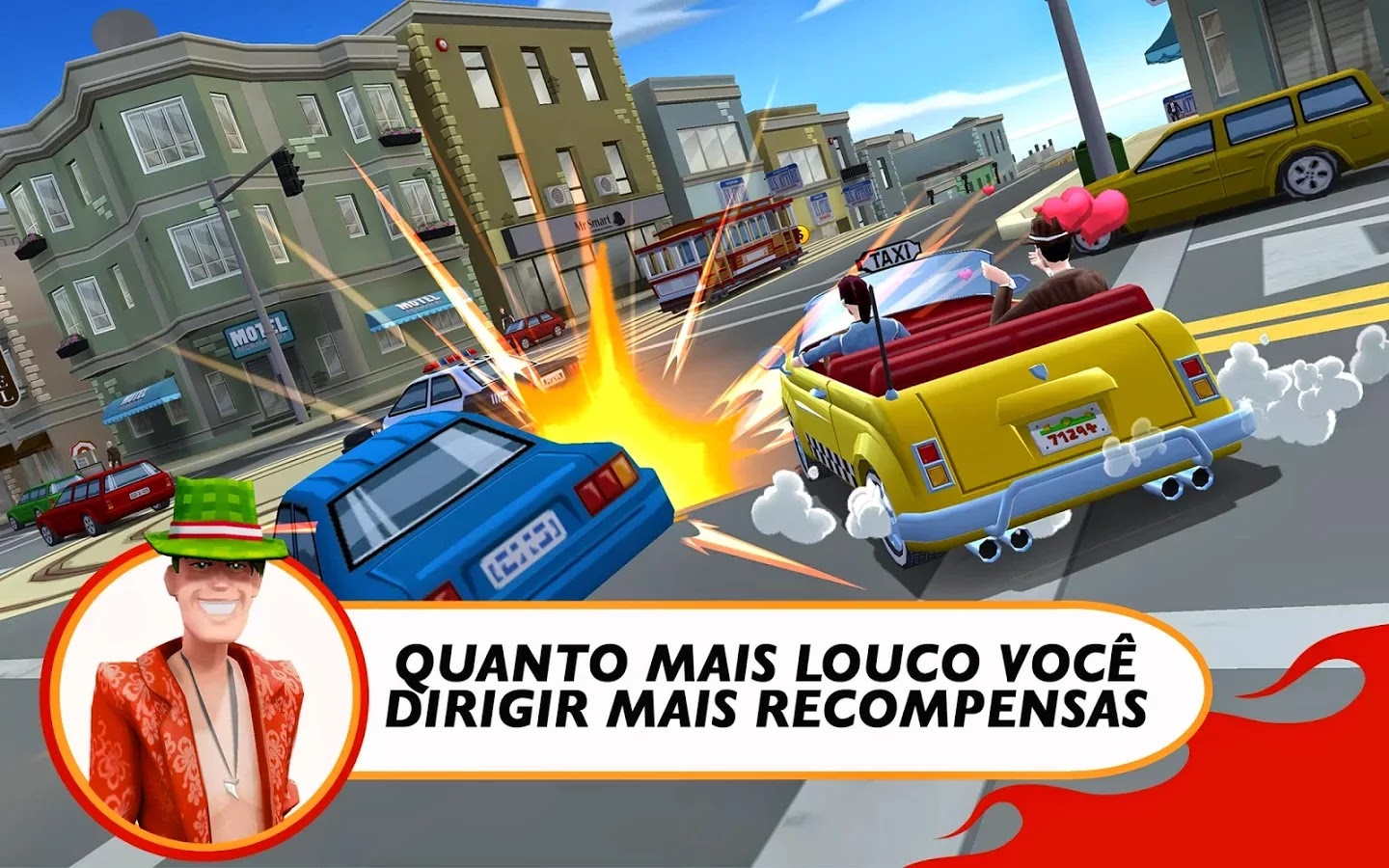 Crazy Taxi ™ City Rush v1.0.3 Apk + Data [Mod Money]