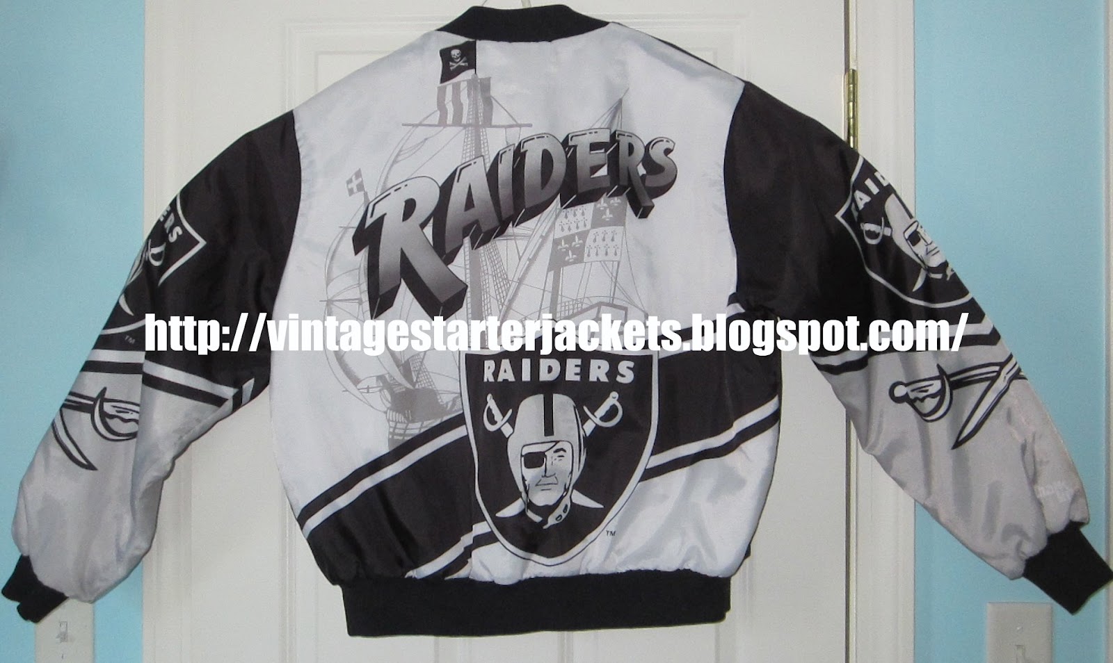 Vintage Sports Apparel VINTAGE OAKLAND LA LOS ANGELES RAIDERS CHALK
