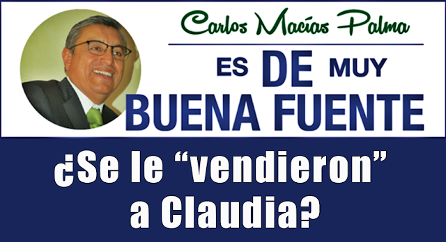 ¿Se le “vendieron” a Claudia?