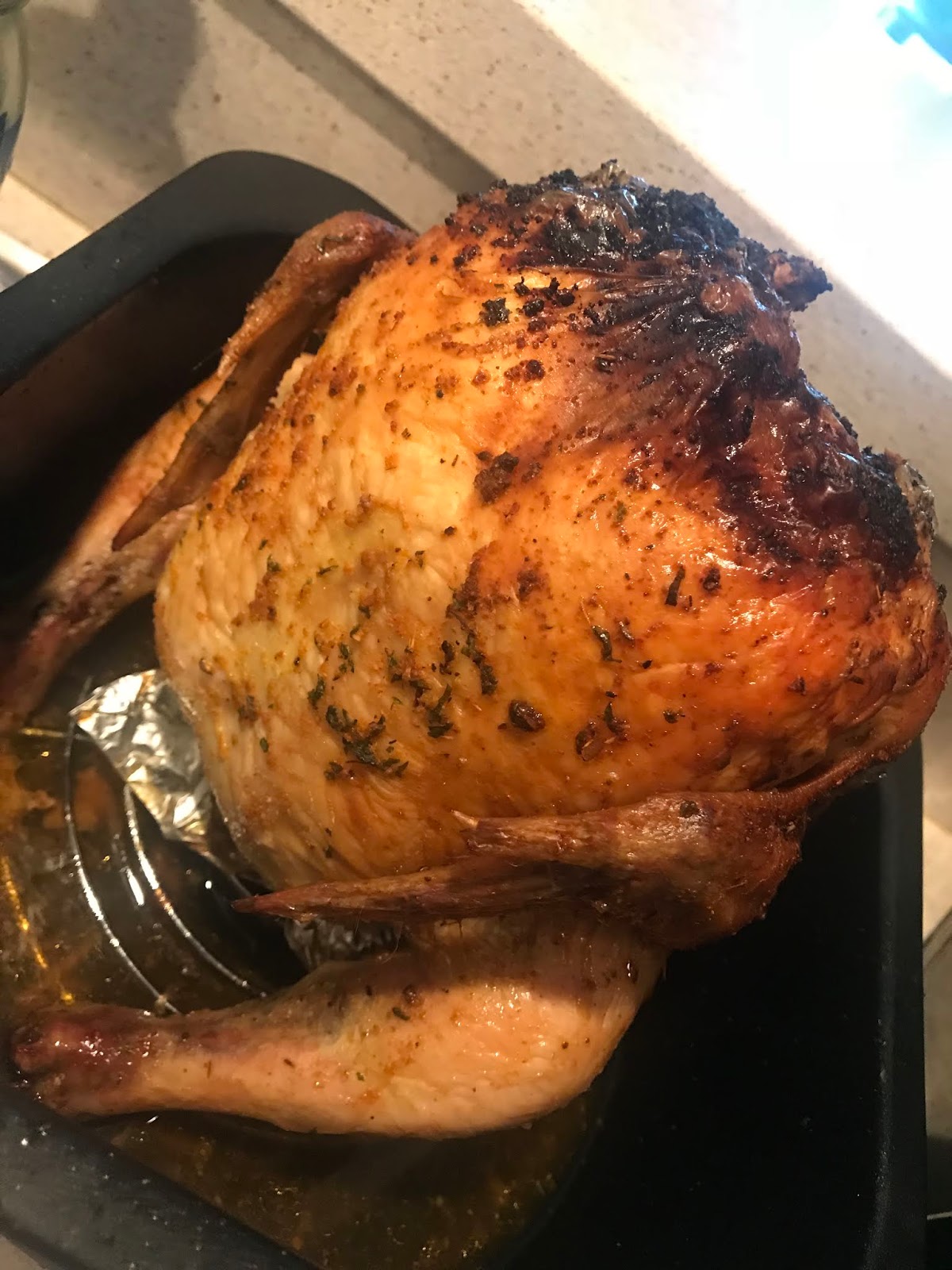 Lanie Buck Five Pound Whole Chicken Cooked in 12.4Qt XL Sarki Air Fryer