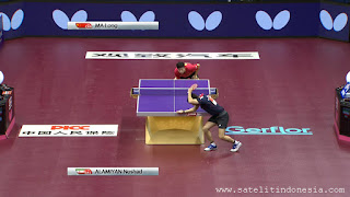 channel Table Tennis Ma Long vs Noshad Alamiyan