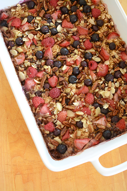 Make: Triple Berry Baked Oatmeal | My Darling Days Make: Triple Berry Baked Oatmeal | My Darling Days