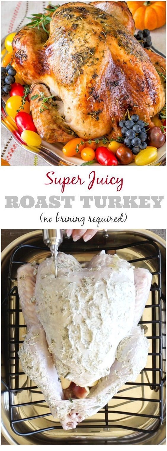 Super Juicy No Brine Roast Turkey