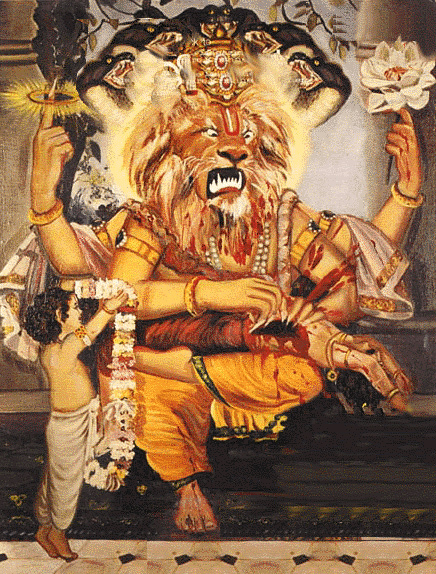 ArtStation - Narasimha: the 4th avatar of Lord Vishnu