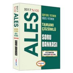 Yediiklim ALES Tamamı Çözümlü Soru Bankası (2017) Yediiklim ALES Tamamı Çözümlü Soru Bankası (2017)