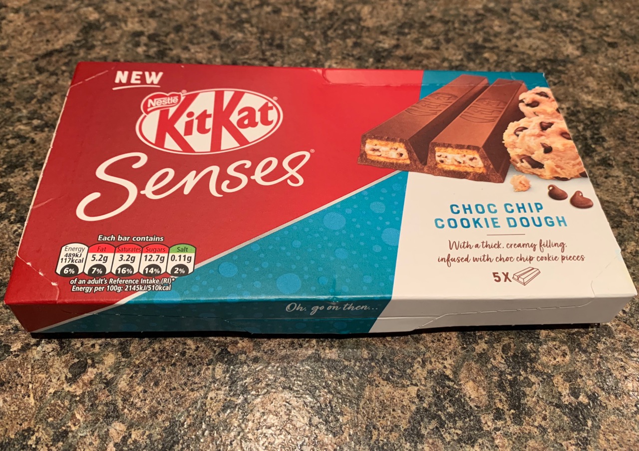 FOODSTUFF FINDS Kit Kat Senses   Choc Chip Cookie Dough Asda By ...