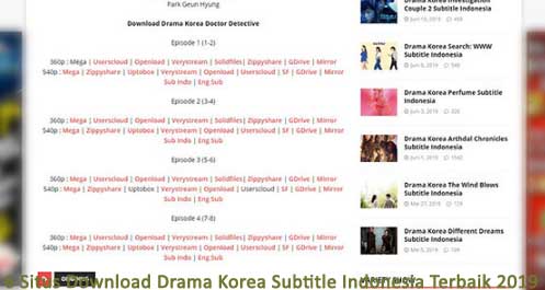 6 Situs Download Drama Korea Subtitle Indonesia Terbaik 2019