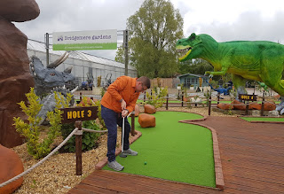 Jurassic Golf Bridgemere at the Wyevale Garden Centre in Nantwich, Cheshire