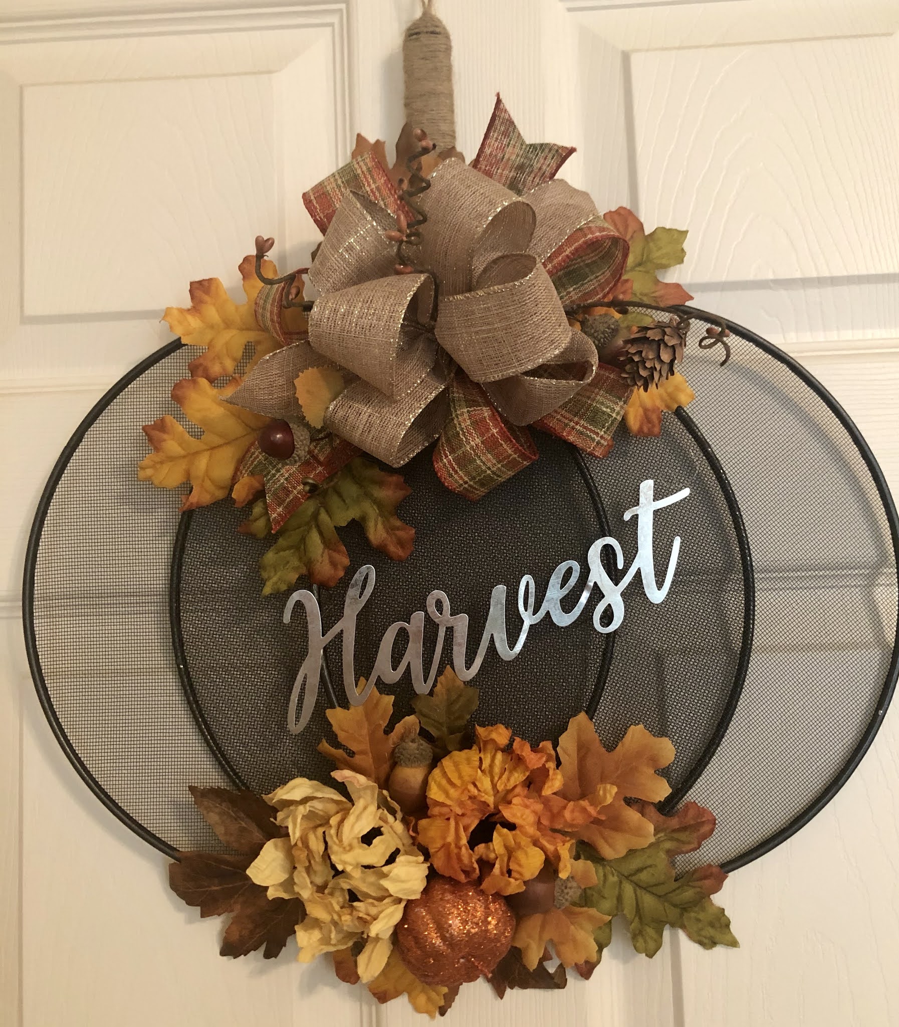 Artful Musings Dollar Tree Autumn Wreath