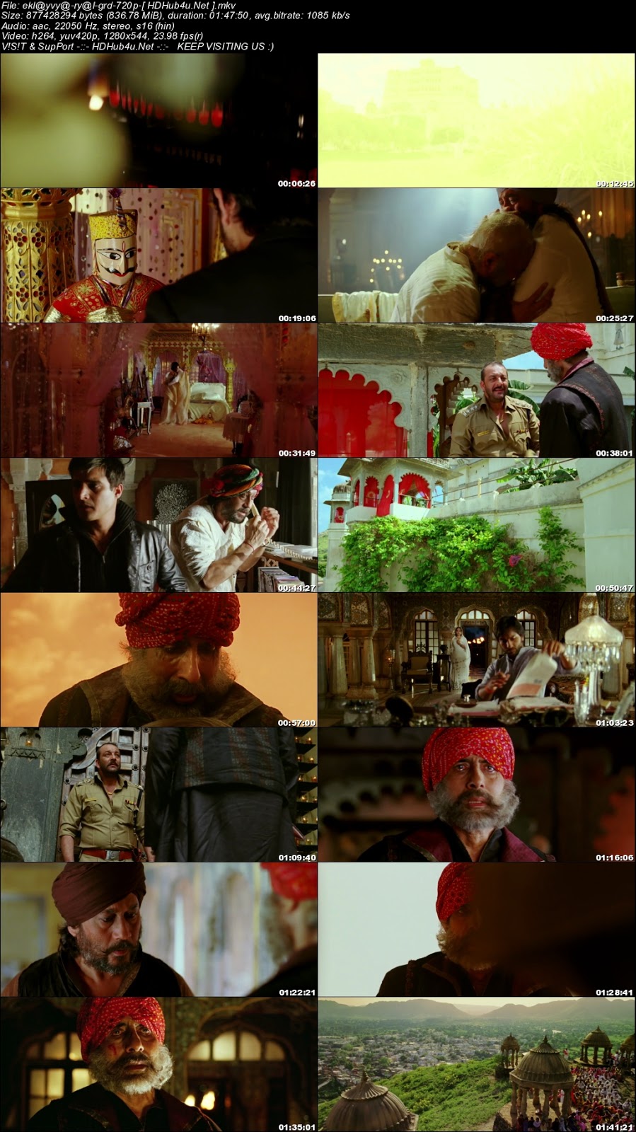 Eklavya – The Royal Guard 2007 Hindi Movie 720p WEB-DL 800MB Download