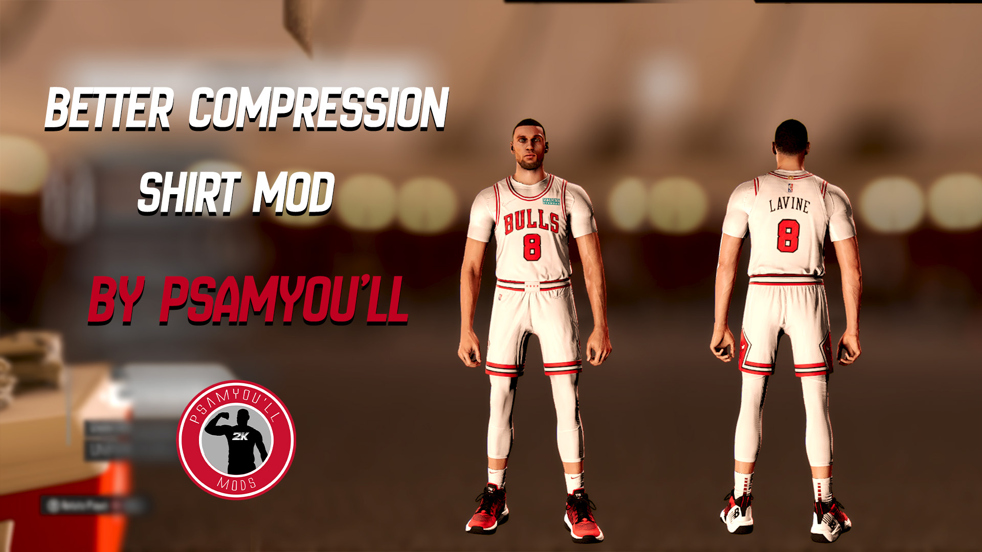 NBA 2K22 Better Compression Shirt Mod by Psamyou'll