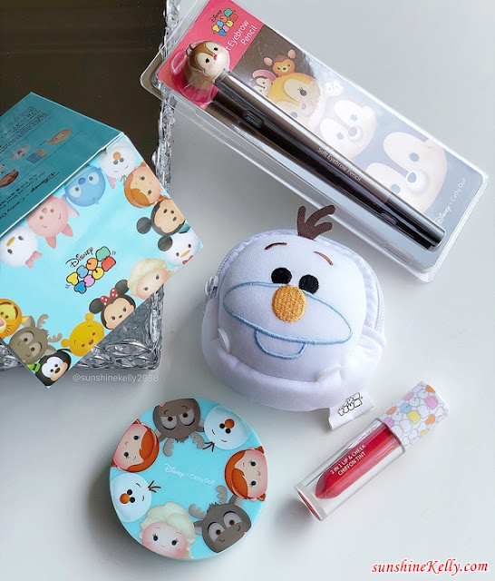 Disney Tsum Tsum, Cathy Doll, Make-Up, Guardian, Beauty, Mickey and Minnie Mouse, Goofy, Donald Duck, Pooh, Piglet, Tigger and Eeyore, Winnie the Pooh, Elsa, Anna and Olaf, Froze