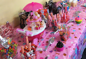 Birthday Candy Bar Display Willy Wonka Style