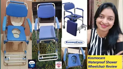 kosmocare imported waterproof aluminium shower chair amazon review, kosmocare wheelchair, amazon wheelchair price