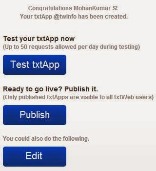 txtWeb-test-app