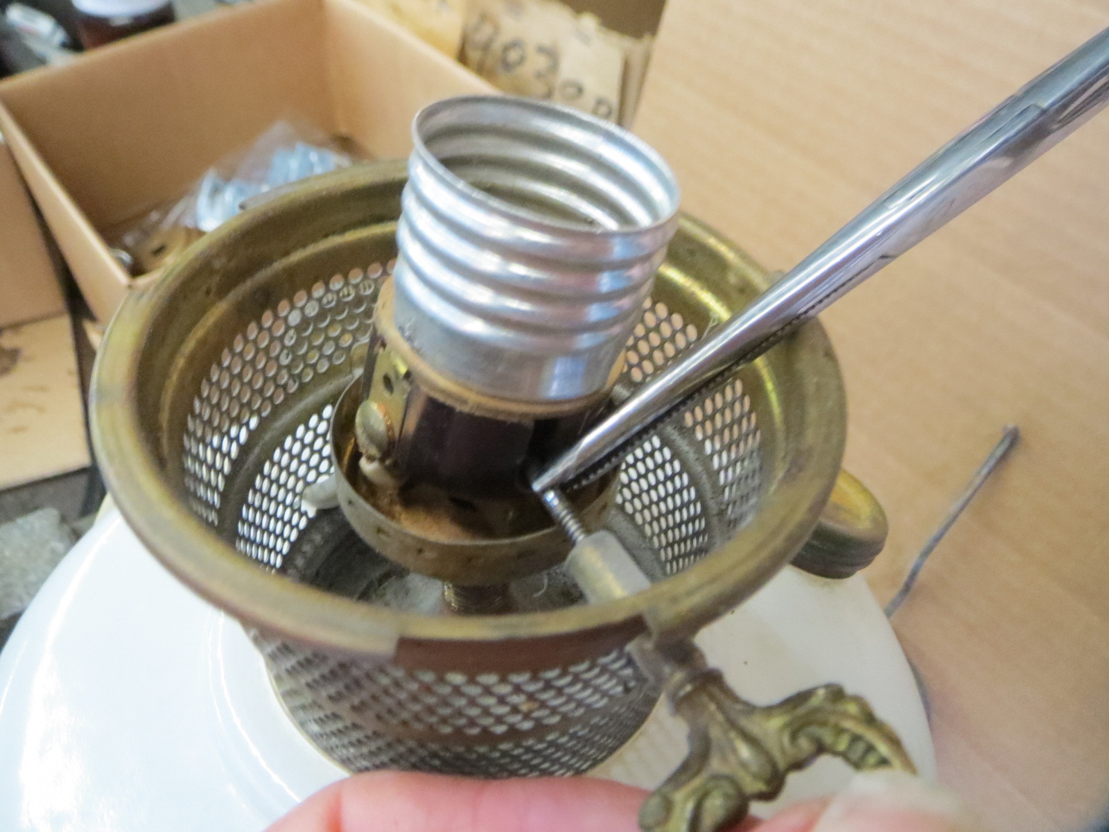 Lamp Parts and Repair Lamp Doctor Opal Electric Aladdin Lamp Repair