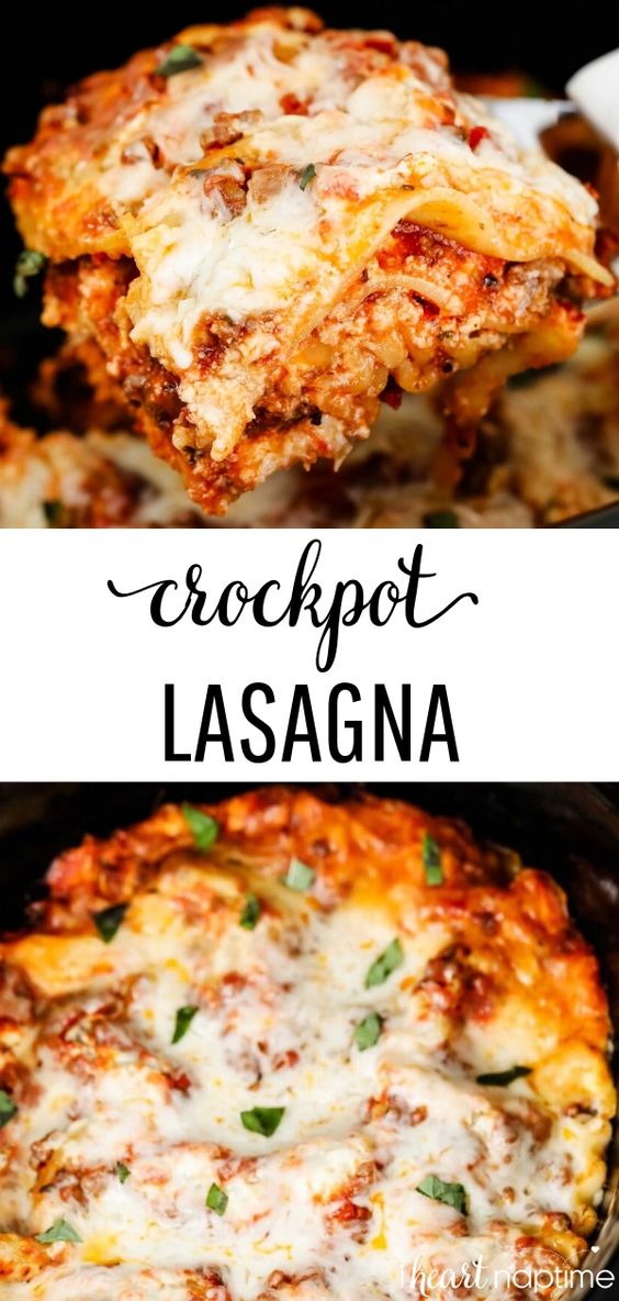 EASY Crockpot Lasagna - vegan recipe box