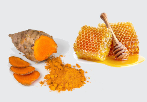 Honey and Turmeric for swollen tonsils 