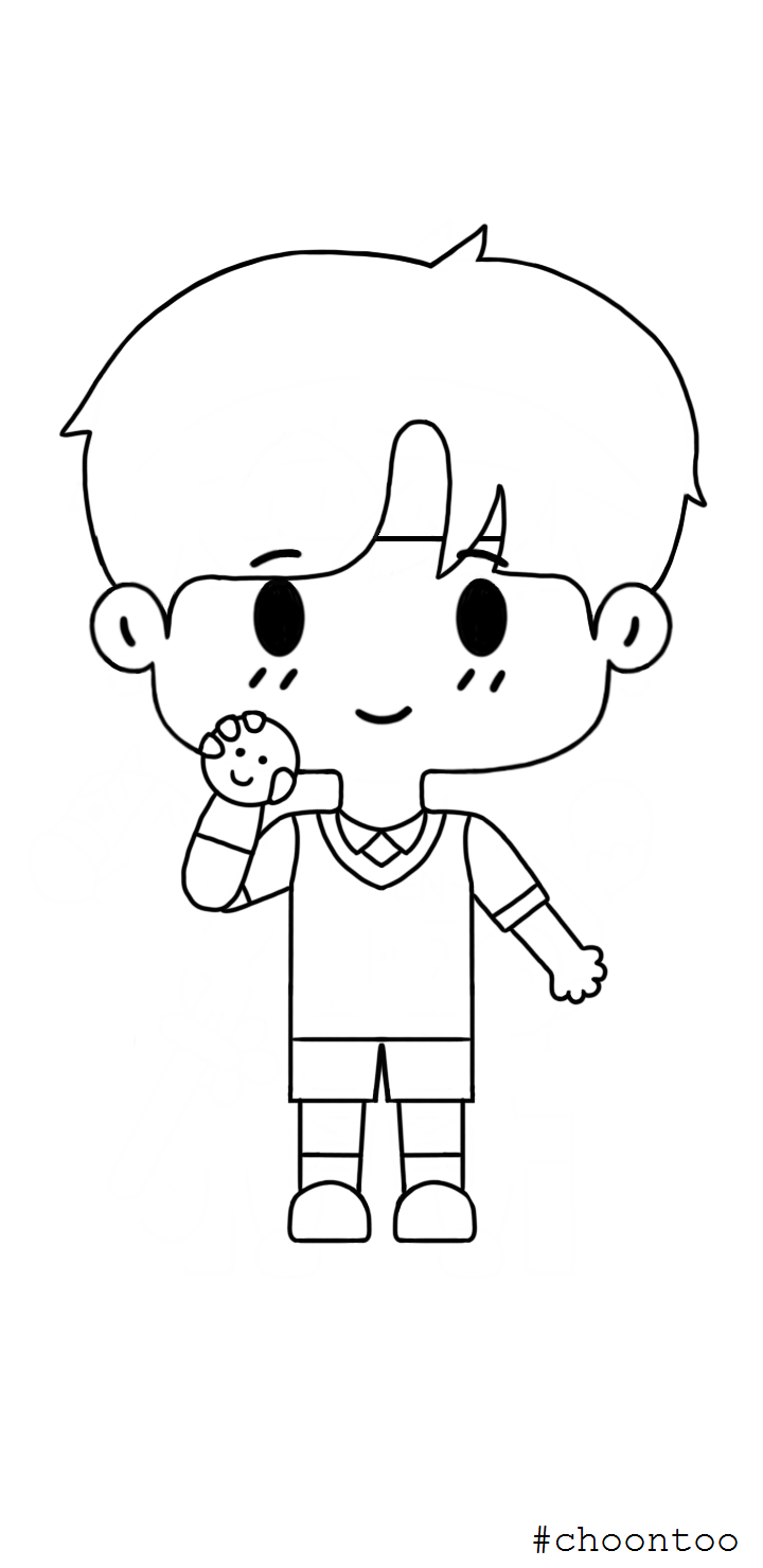 [ENHYPEN] [Coloring Page] 2021 Season's Greetings Ver Sunoo