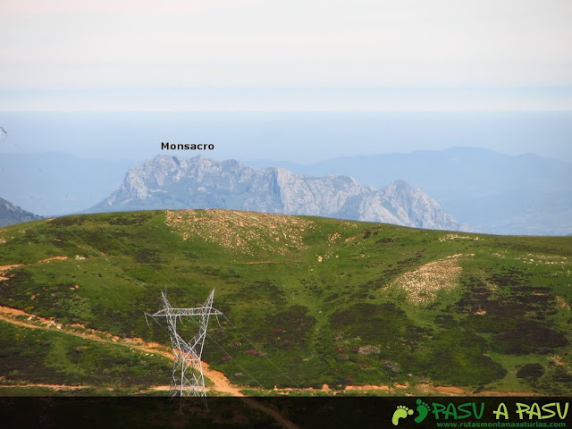 Vista del Monsacro desde el Palero