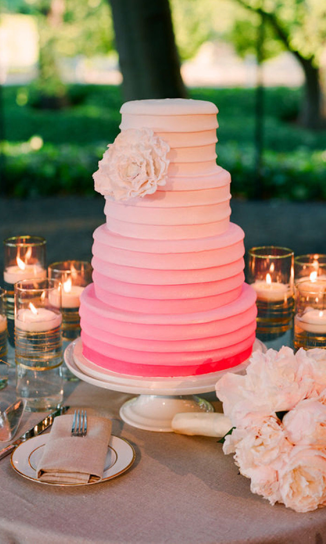 12 Fabulous Ombre Wedding Cakes Belle The Magazine 12 Fabulous Ombre Wedding Cakes Belle The Magazine
