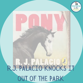 Cover of RJ Palacio's newest book, Pony