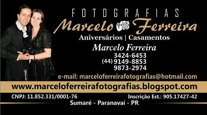 MARCELO FERREIRA FOTOGRAFIAS (44)3424-6453 ou 9149-8853
