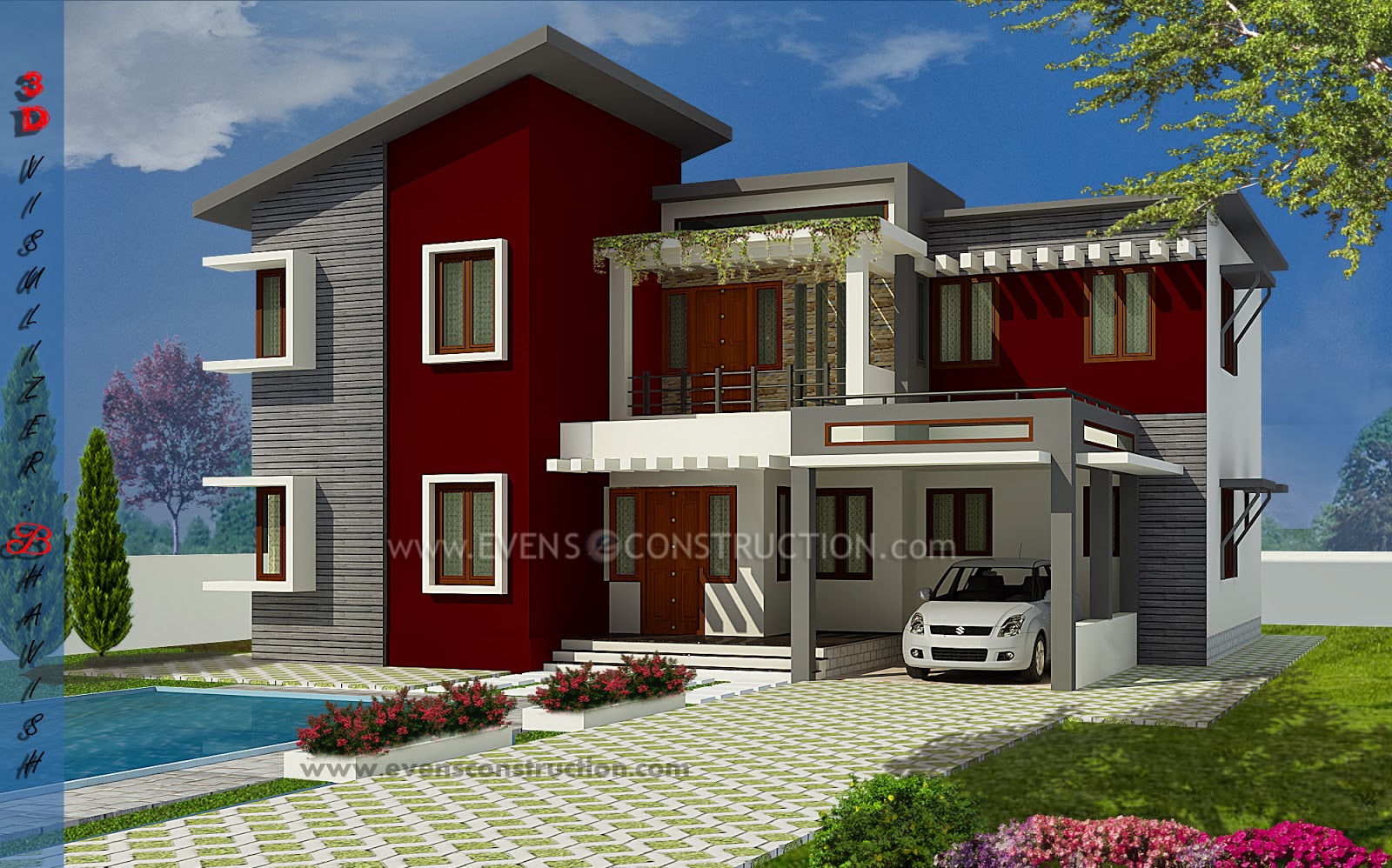 2900 Square Feet 4 Bhk Contemporary Gaines Ville Fine Arts 2900 Square Feet 4 Bhk Contemporary Gaines Ville Fine Arts