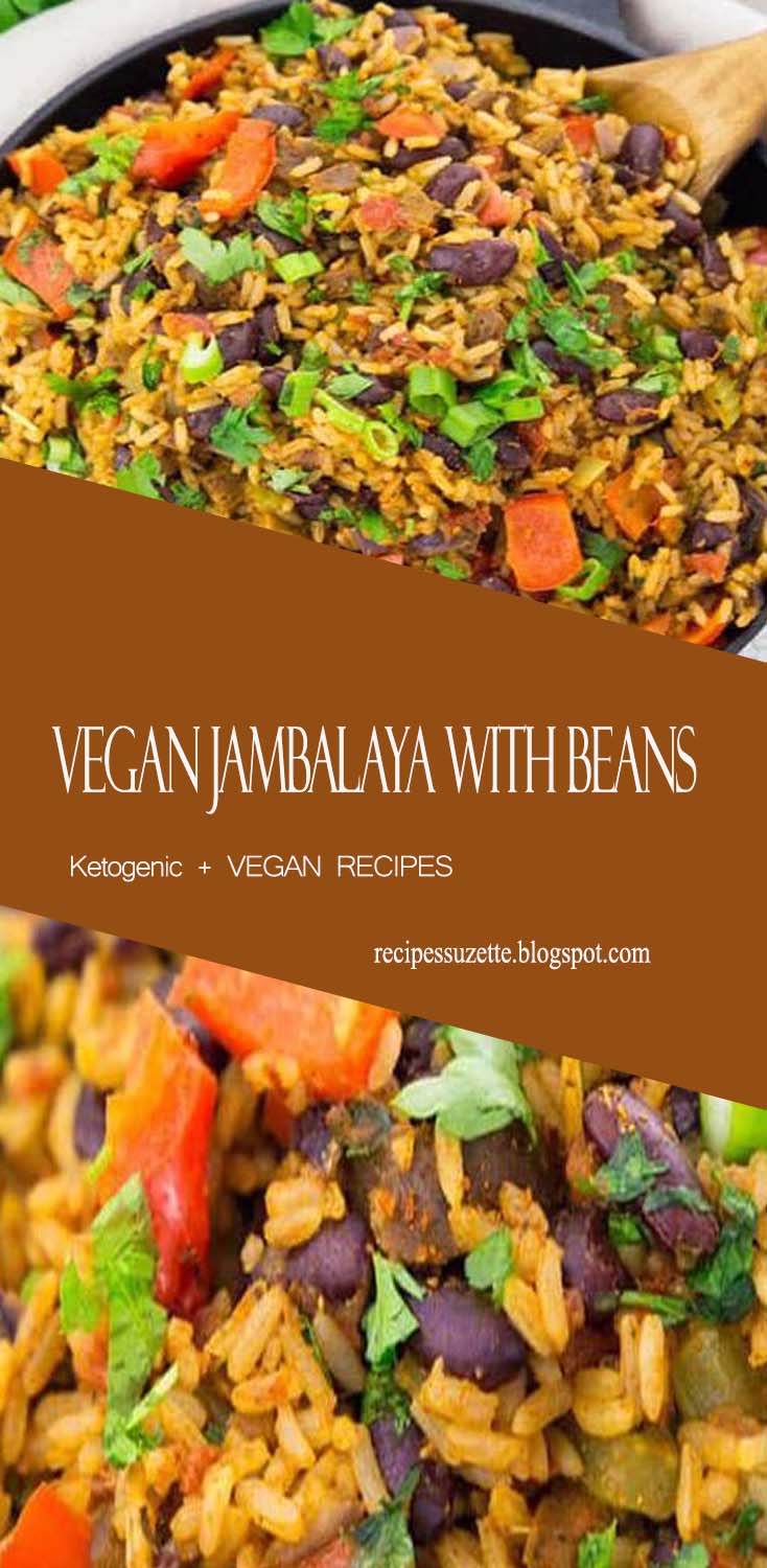 VEGAN JAMBALAYA WITH BEANS Recipes Suzette