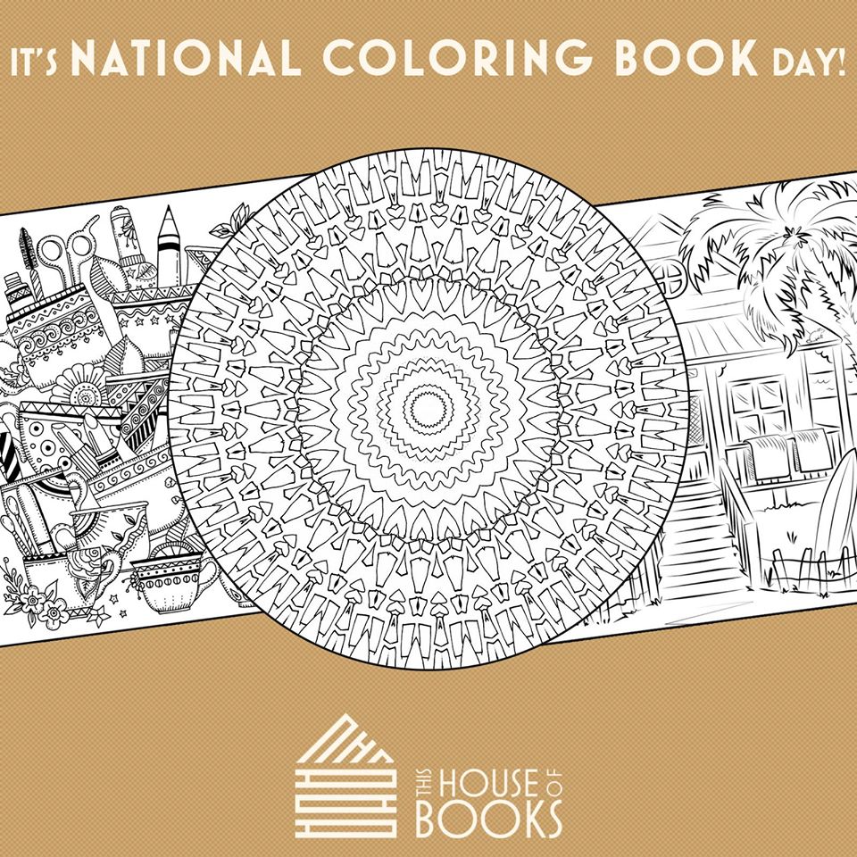 National Coloring Book Day