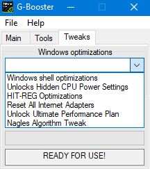 Gaming Performance / System Optimization / Useful Tweaks: Game-Booster