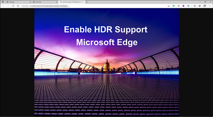 Edge에서 HDR 지원 활성화