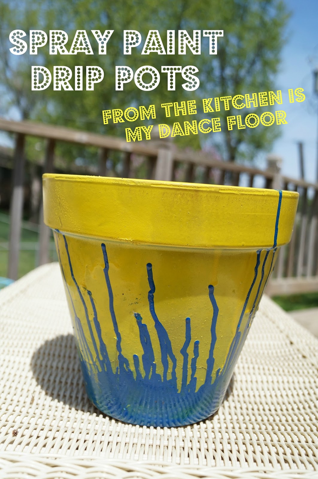 Spray Paint Drip Pots MinneapolisStarTribunecooksandcreates